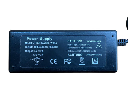 Laddare nätadapter 6-stifts DIN 5V 12V AC/DC-adapter (Beg)