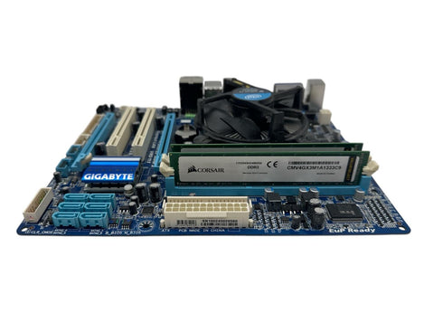 Moderkort GIGABYTE GA-H55M-S2H Intel Core i3 RAM-minne 8gb (Beg)