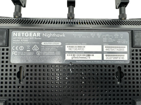 Netgear R7000 Nighthawk AC1900 Trådlös router (Beg)