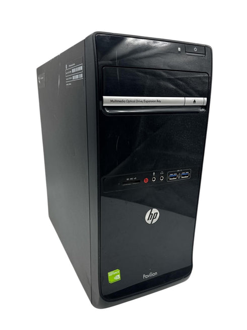 💻 HP Stationär Dator – AMD A8-5500 , 8GB RAM, 128GB SSD + Windows 10 Pro (beg)