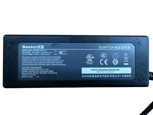 Original Netgear / Huntkey 12V 7A 84W 4PIN AC Adapter Laddare HKA09012070-7u (Beg)