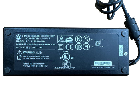 Strömadapter Model: 0226S0160 20V -- 8A 4PIN AC Adapter Laddare