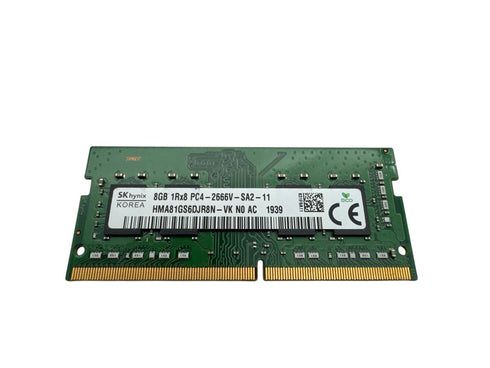 8GB DDR4 SK Hynix SODIMM 1Rx8 PC4-2666V RAM Minne (beg)