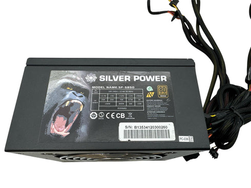 Power Supply/ nätaggregat SILVER POWER 850W MODEL :SP-5850 80 +(beg)