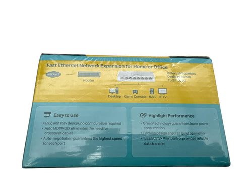 TP-LINK TL-SF1008D Nätverks-switch 8 Port 100 MBit/s