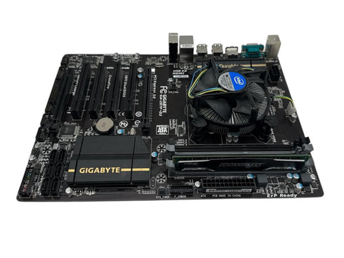 Moderkort GigabyteGA-Z87P-D3 + Intel Core i5-4690K + med RAM-minne (Beg)