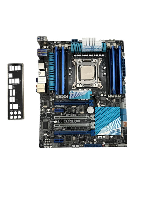 Moderkort Asus P9X79 PRO med Intel Core i7-3820 + RAM-minne (Beg)