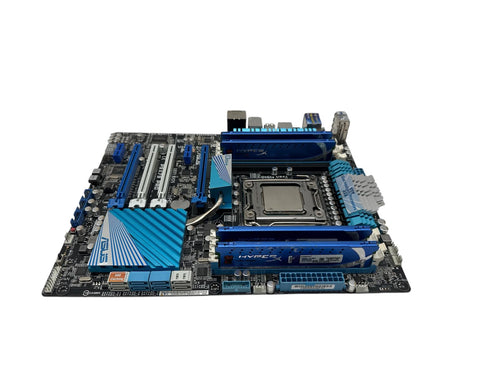 Moderkort Asus P9X79 PRO med Intel Core i7-3820 + RAM-minne (Beg)