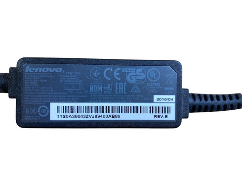 Lenovo Bilströmadapter 0B47481 20V 3.25A för Lenovo ThinkPad Laptop 65W billaddare (beg)