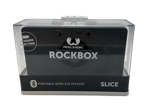 Fresh 'n Rebel Rockbox Slice Trådlös/Bluetooth högtalare (svart) (beg)