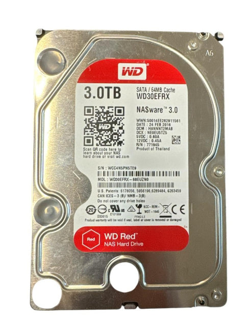 Hårddisk WD Röd 3.5" HDD (3TB) (beg)