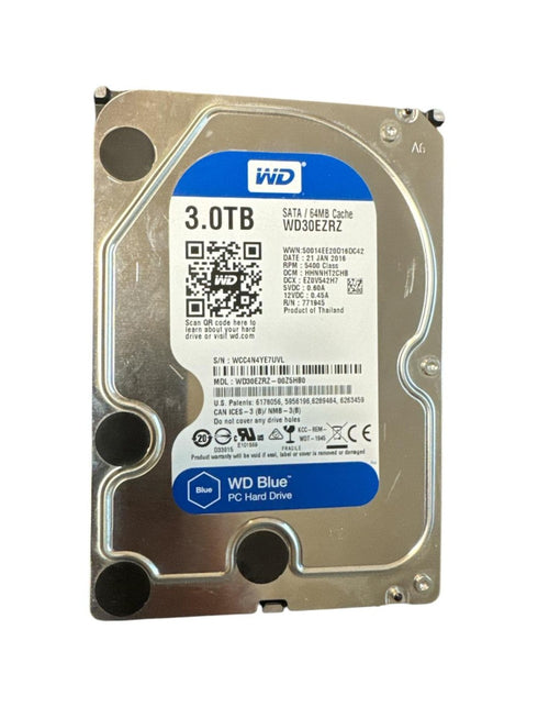 Hårddisk WD Blue 3.5" HDD (3TB) (beg)