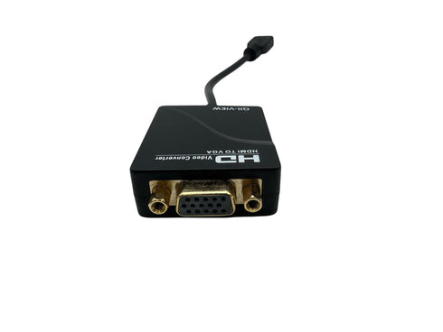 Adapter HDMI till VGA med ljud (beg)