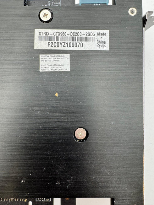 ASUS GeForce GTX 960 2GB STRIX DC2 OC (beg)