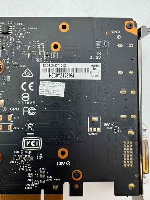 ASUS EX-GTX1050TI-O4G GeForce GTX 1050Ti 4GB (beg)