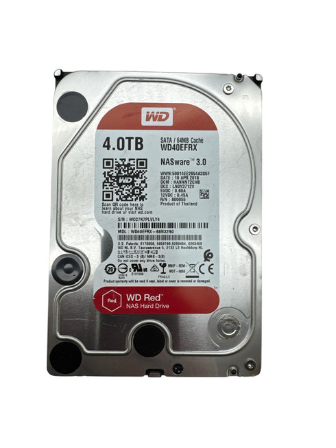 WD Red NAS hårddisk med 4.0TB -3.5 Intern hårddisk (2) (beg)