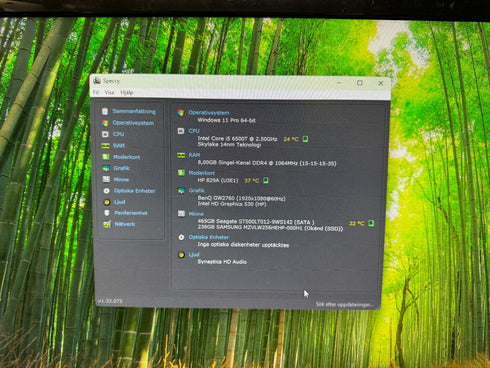 hp elitedesk 800 g3 mini /i5 / 8GB Ram /256GB SSD / /WIN 11 (beg)