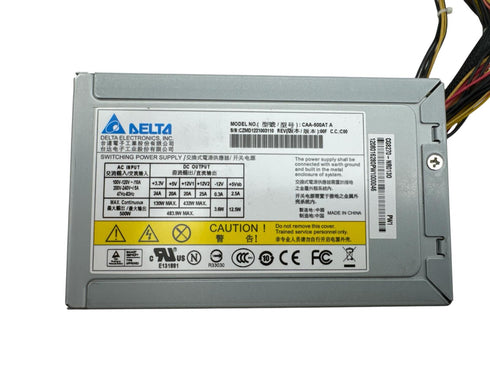 Delta CAA-500AT A 500W 20+4Pin Asus ATX Power Supply/ nätaggregat (beg)