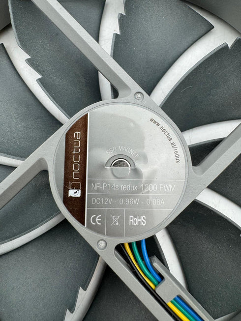 Noctua NF-P14s redux-1200 PWM fläkt 4-stifts fläktkontakt 120 mm (Beg)