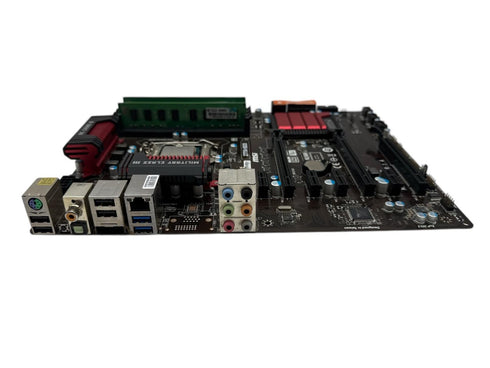 Moderkort Msi Z77A-S03med Processor och RAM minne (beg)