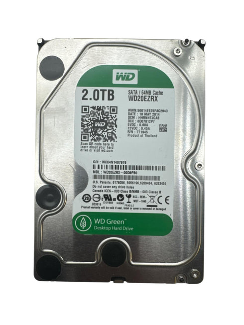 WD Green hårddisk med 2.0TB -3.5 Intern hårddisk (beg) (2)
