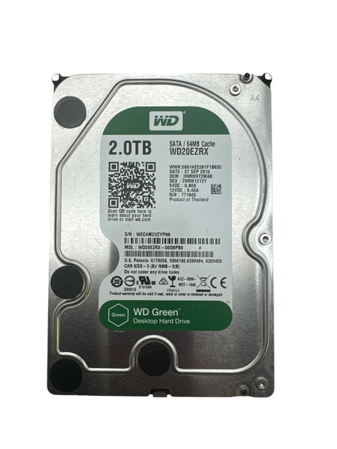 WD Green hårddisk med 2.0TB -3.5 Intern hårddisk (beg) (5)