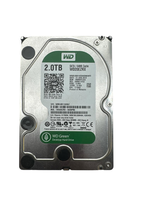 WD Green hårddisk med 2.0TB -3.5 Intern hårddisk (beg) (4)