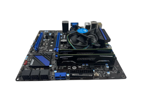 Moderkort MSI Z97M-G43 - med Processor och RAM minne mATX (beg)