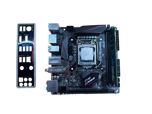 Moderkort ASUS Z170i Pro Gaming med Processor och RAM minne Mini ITX (beg)