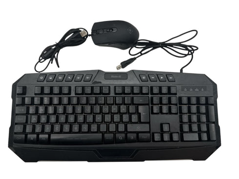 Mission SG GGB 2.1 gaming combo tangentbord och mus. RGB-belysning.(Nordisk) Beg