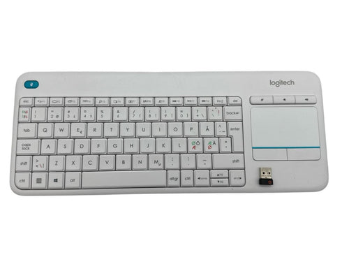 Logitech K400 Trådlöst tangentbord med Touchpad (beg)