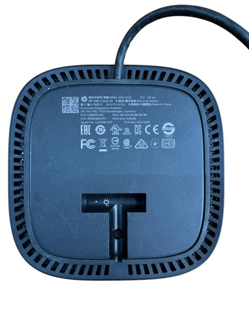 HP Thunderbolt Dock G5 Dockningsstation med 120W AC (beg)