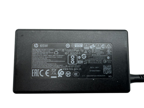 HP original datorladdare 65 Watt BlueTip 19.5 V, 3,33A (beg)