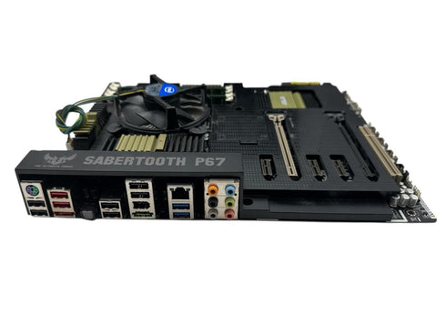Asus SABERTOOTH P67 Moderkort + Intel Core i5 (LGA1155) med Kylare och RAM minne (beg)