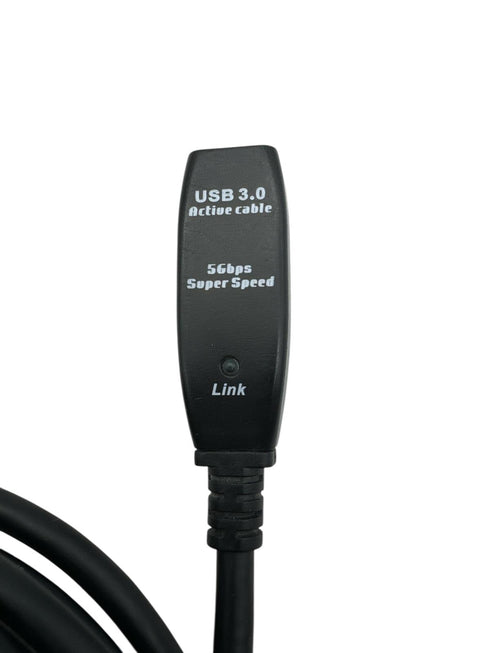 USB 3.0 förlängningskabel A ha-A ho Aktiv Svart 5m(Beg)
