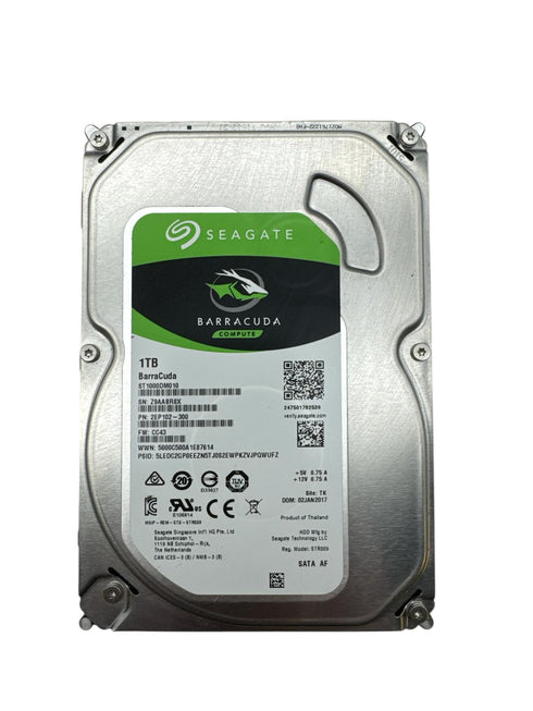 Hårddisk Seagate Barracuda 3.5" HDD (1 TB) (beg))