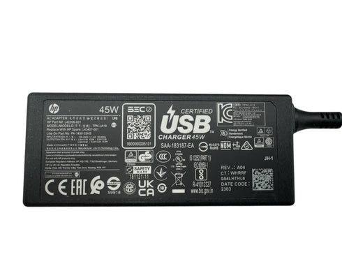 Laddare HP USB-C Laddare – 45W, Modell TPN-LA19 (beg)