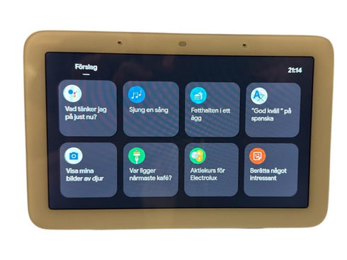 Google model guik2 1600 Nest Hub 2nd Gen med 7-tums LCD-skärm (beg)