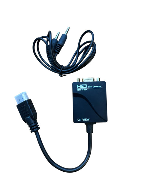 HDMI / VGA Adapter med 3.5mm AUX Kabel