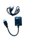 HDMI / VGA Adapter med 3.5mm AUX Kabel