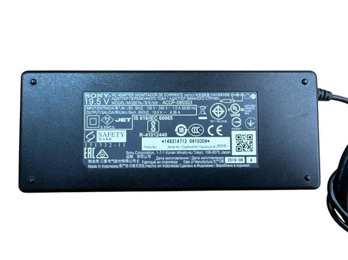 Original Sony Laptop Laddare AC Adapter 19,5V 4,36A med nätsladd (beg)