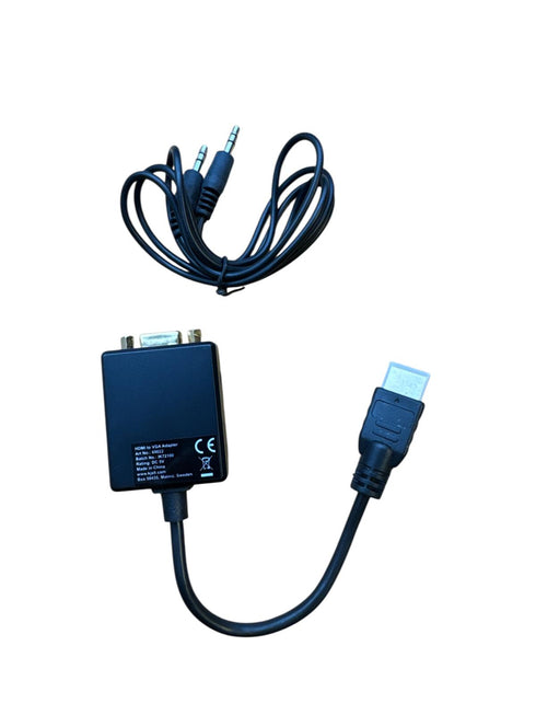 HDMI / VGA Adapter med 3.5mm AUX Kabel