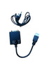 HDMI / VGA Adapter med 3.5mm AUX Kabel