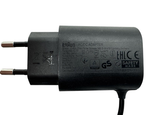 Original Braun AC/DC-nätadapter 12V 0.4A 492-5217 (beg)