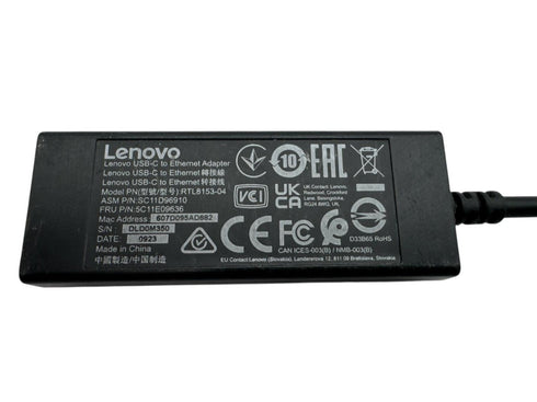 Lenovo USB-C till Ethernet Adapter RTL8153-04 – Begagnad
