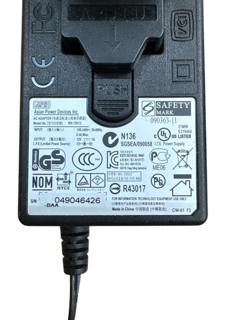 Original APD 12V AC-adapter för WD My Book (beg)