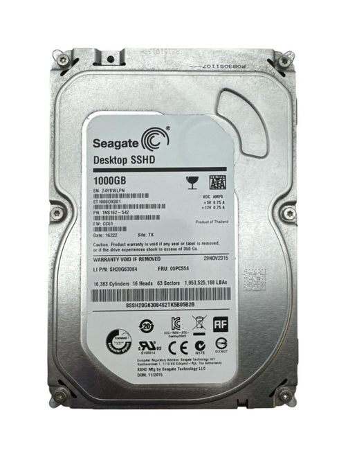 Seagate Desktop SSHDhårddisk med 1000GB /3.5 Intern hårddisk (beg)