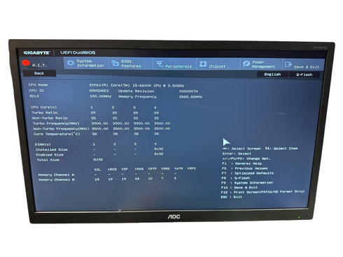 Moderkortspaket – Gigabyte Z170-HD3 (ATX) med Intel i5-6600K 8GB DDR4 RAM