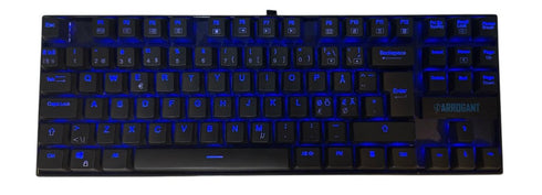 Arrogant Quake Lan Mekaniskt gaming-tangentbord (beg)