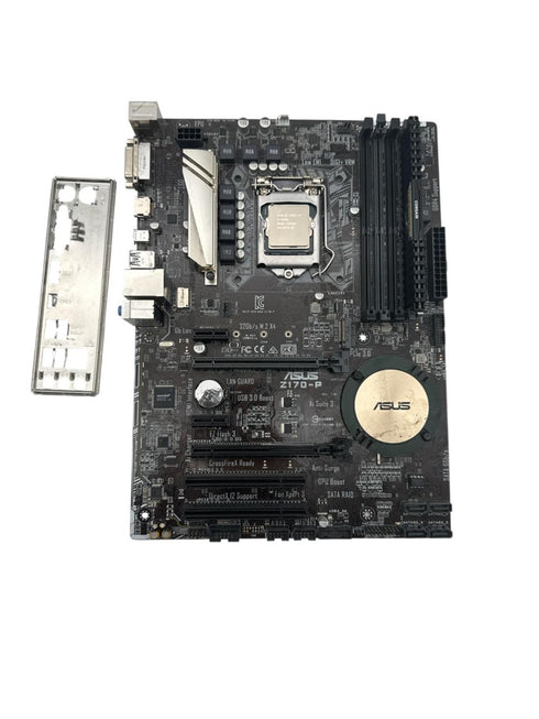 Moderkort ASUS Z170 -P med Processor och RAM minne ATX| Socket 1151 (beg)